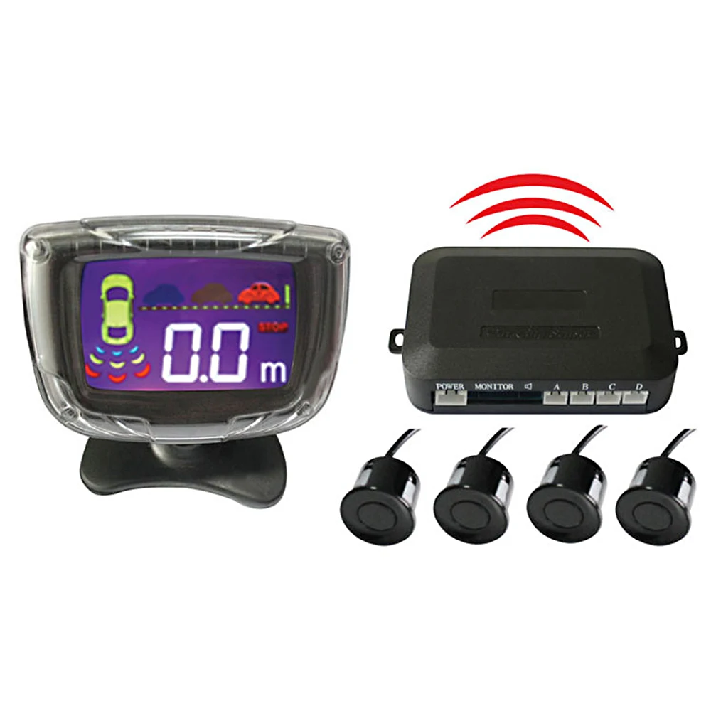 DC 12V Wireless Car Reverse Radar With Radar LCD display screen Wireless with 4 Probes Car Reverse Radar Sensor Kit
DC 12V Wireless Car Reverse Radar With Radar LCD display screen Wireless with 4 Probes Car Reverse Radar Sensor Kit