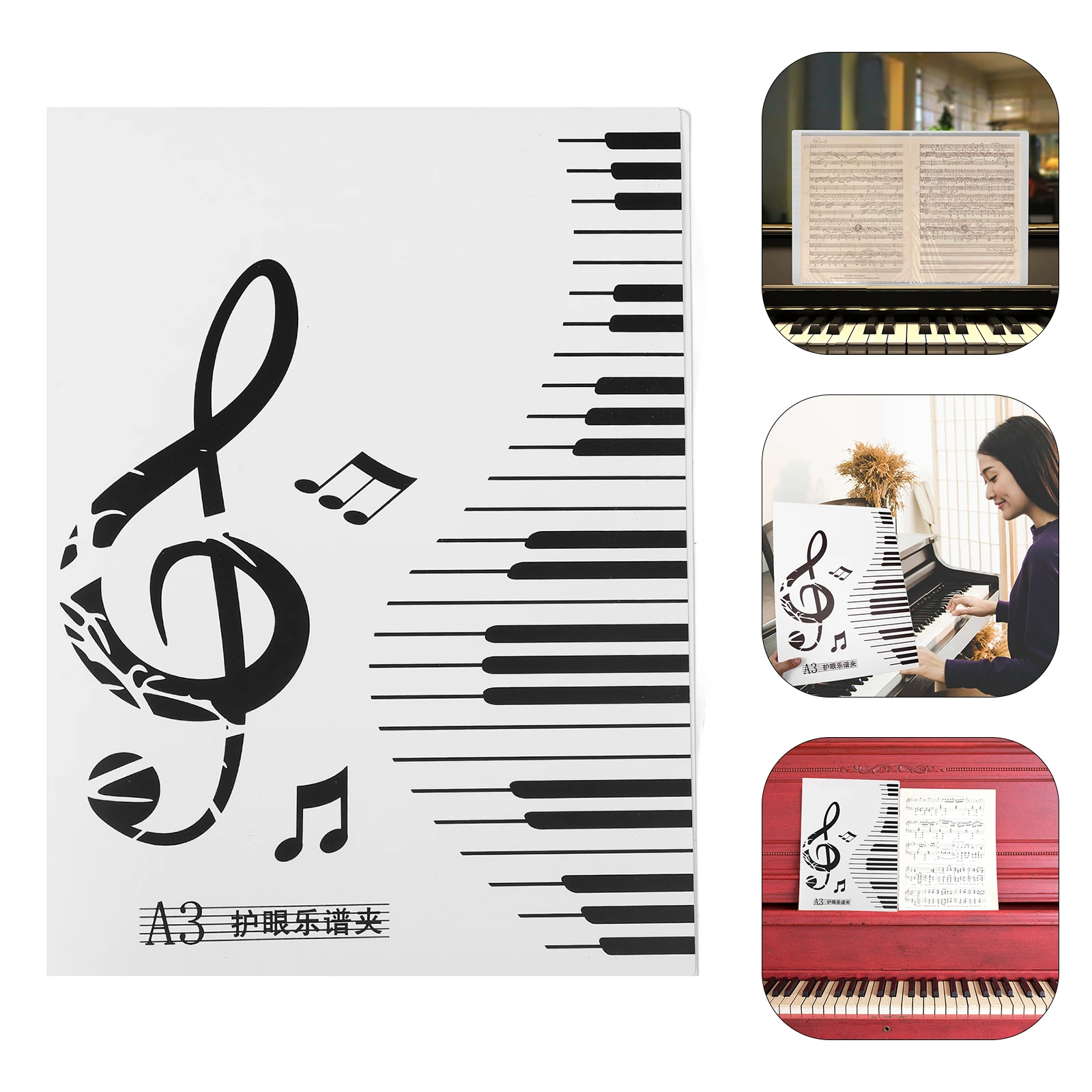 Multifunctional Sheet Choir Folder Plastic Music Holder A3 20 Pages Sturdy Organizer Portable For Piano Performance
Multifunctional Sheet Choir Folder Plastic Music Holder A3 20 Pages Sturdy Organizer Portable For Piano Performance