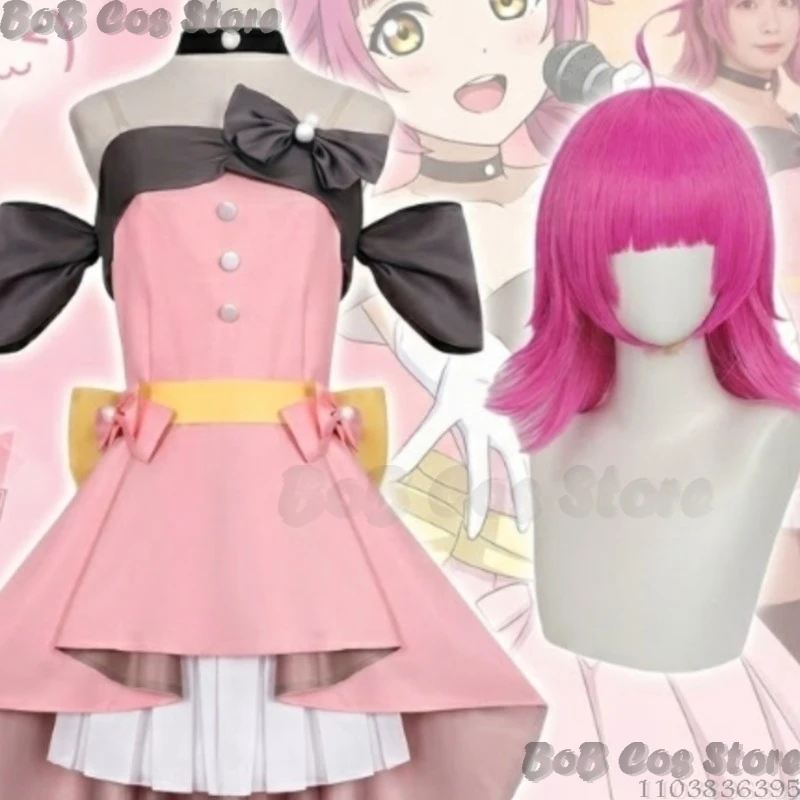 Tennoji Rina New Idol Stage Uniform Pink Evening Dress Halloween Cosplay LoveLive! Nijigasaki High School Idol Navidad Carnaval
Tennoji Rina New Idol Stage Uniform Pink Evening Dress Halloween Cosplay LoveLive! Nijigasaki High School Idol Navidad Carnaval