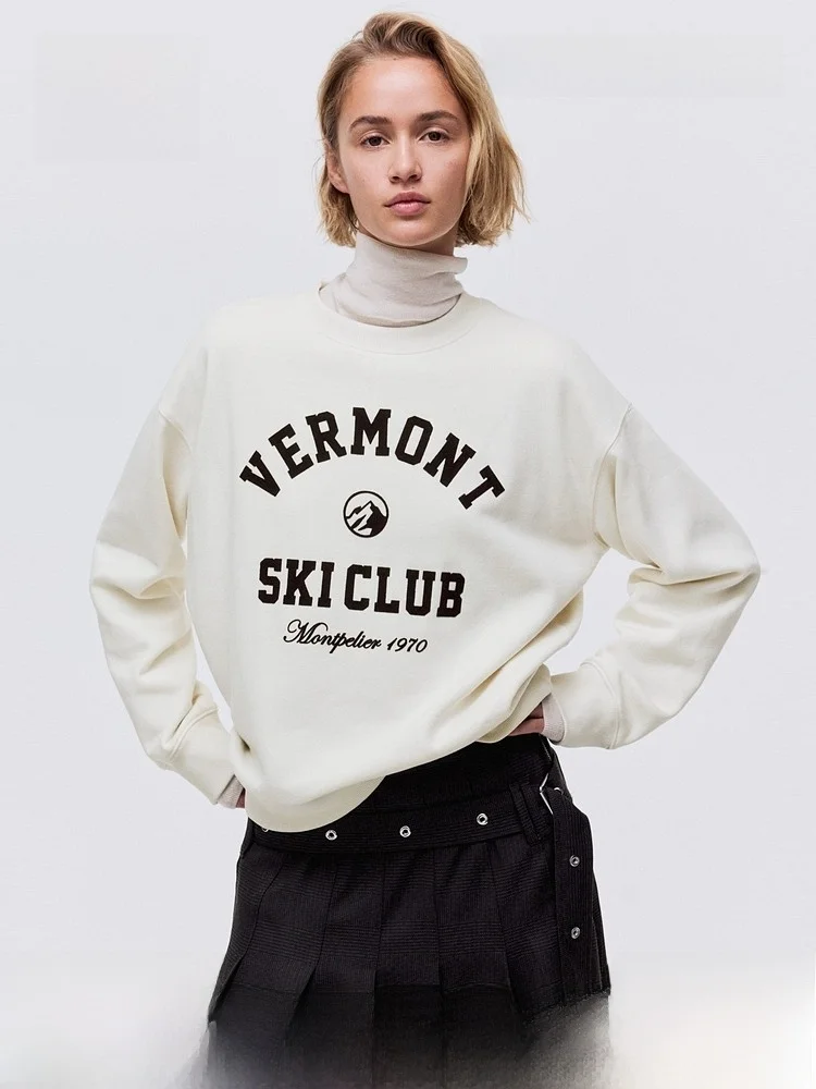 H&M Women's Autumn Winter Hoodie Letter Pattern Casual Style Long Sleeve Fleece Lined round Neck Loose Fit Cotton Polyester B...
H&M Women's Autumn Winter Hoodie Letter Pattern Casual Style Long Sleeve Fleece Lined round Neck Loose Fit Cotton Polyester B...