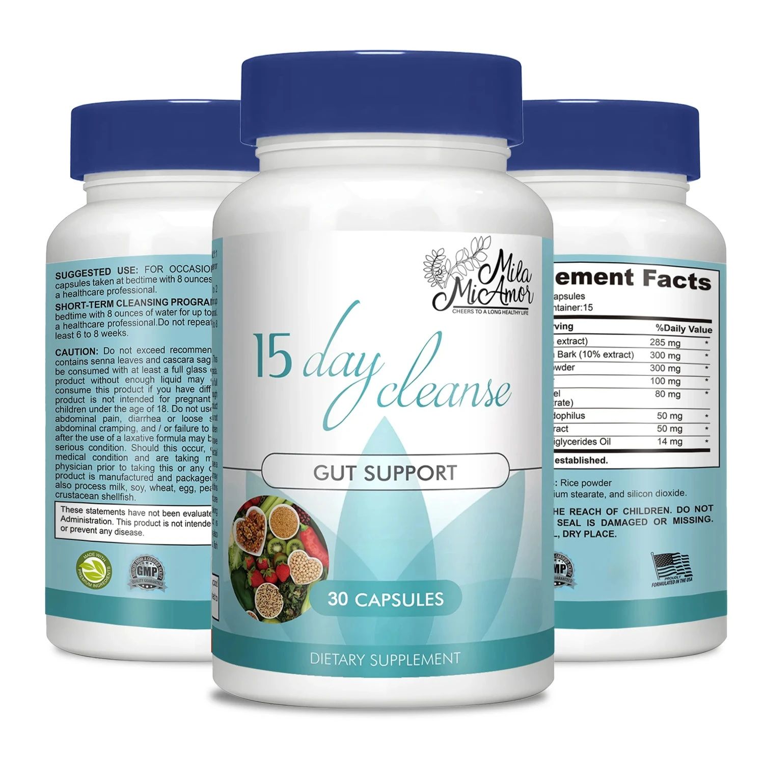 15-day Colon Cleanse Capsules for Daily Detoxification, Constipation Relief Gut Health Promotes Nutrient Digestion
15-day Colon Cleanse Capsules for Daily Detoxification, Constipation Relief Gut Health Promotes Nutrient Digestion