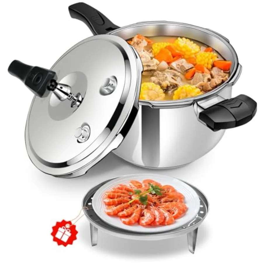 8-in-1 Stainless Steel Pressure Cooker 6 Quart with 8 Safety Features Fast and Even Cooking for Healthy Meals pressure cooker 6
8-in-1 Stainless Steel Pressure Cooker 6 Quart with 8 Safety Features Fast and Even Cooking for Healthy Meals pressure cooker 6