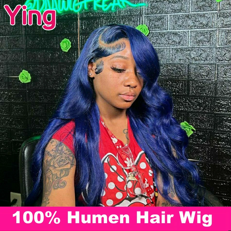 Sea Blue Colored 13x4 13x6 Lace Front Wigs Human Hair Body Wave Brazilian PrePlucked 5x5 Closure Ready Go Wigs For Black Women
Sea Blue Colored 13x4 13x6 Lace Front Wigs Human Hair Body Wave Brazilian PrePlucked 5x5 Closure Ready Go Wigs For Black Women