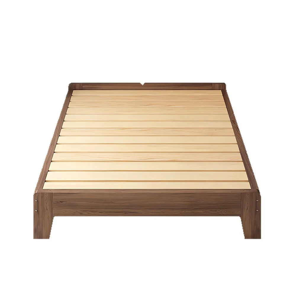 Walnut no bedside breathable moisture-proof row skeleton rental house no rely on economical plate tatami bed frame
Walnut no bedside breathable moisture-proof row skeleton rental house no rely on economical plate tatami bed frame