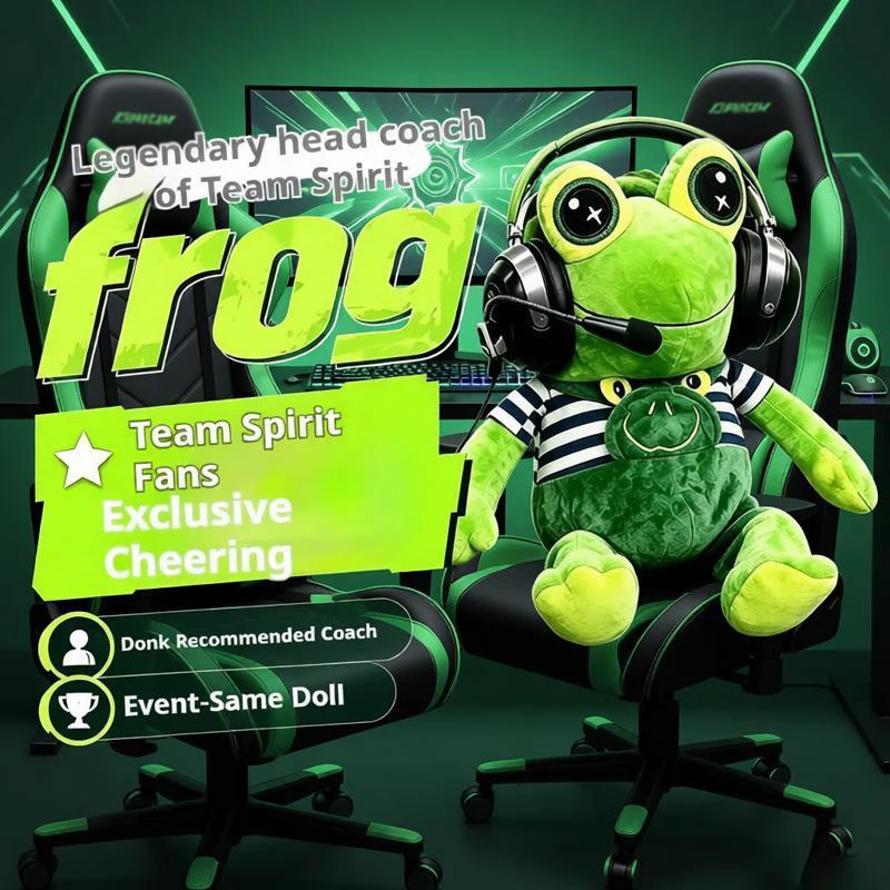 Frog Coach Plush Toy Team Jab Jabich Frog Stuffed Animal Doll Donk Fans Support Gift Room Decoration Soothing Sleep Pillow
Frog Coach Plush Toy Team Jab Jabich Frog Stuffed Animal Doll Donk Fans Support Gift Room Decoration Soothing Sleep Pillow