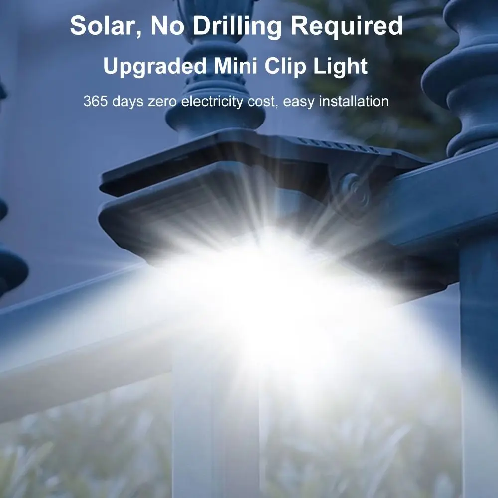 Waterproof Outdoor Solar Clamp Light High-Brightness LED Motion Sensor Light Solar-Powered Weatherproof Solar Powered Light
Waterproof Outdoor Solar Clamp Light High-Brightness LED Motion Sensor Light Solar-Powered Weatherproof Solar Powered Light