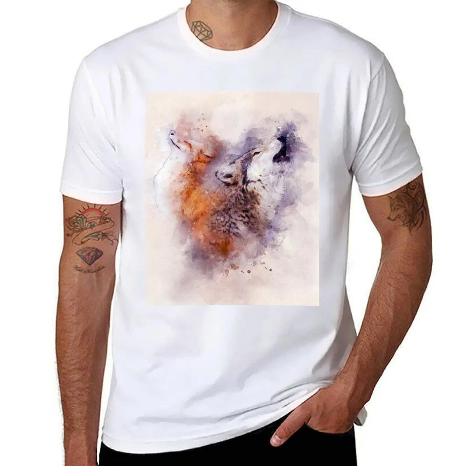 fox and wolf T-Shirt graphic t shirts for man man t shirt cotton high quality T-Shirt
fox and wolf T-Shirt graphic t shirts for man man t shirt cotton high quality T-Shirt