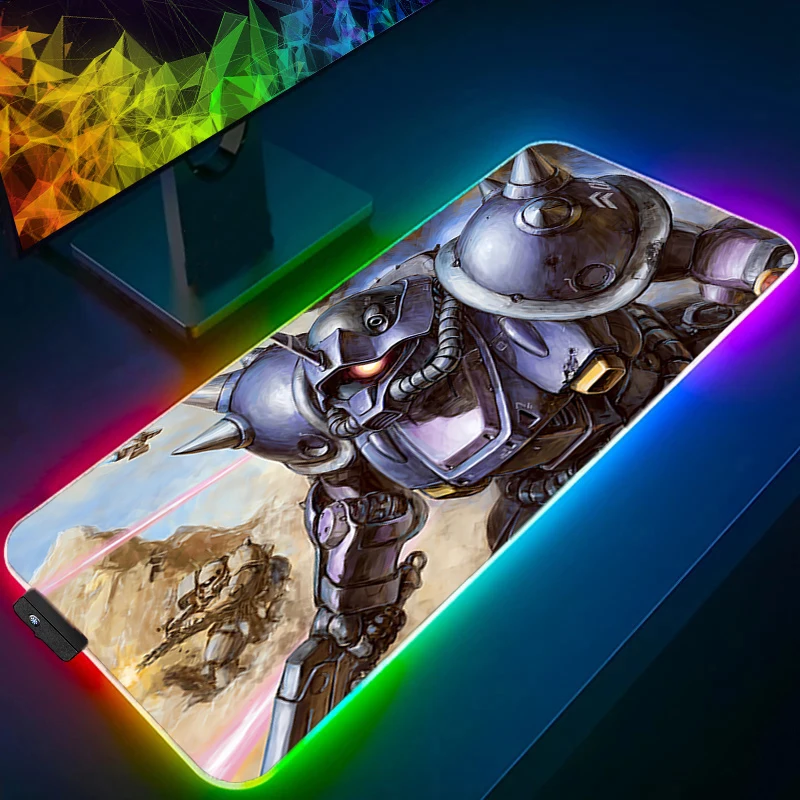 RGB Backlight Mouse Pad 90x40cm Mechanical Warrior G-gundam Z-zaku II Game Large LED Pc Mousepad Carpet Gaming Keyboard Desk Mat
RGB Backlight Mouse Pad 90x40cm Mechanical Warrior G-gundam Z-zaku II Game Large LED Pc Mousepad Carpet Gaming Keyboard Desk Mat