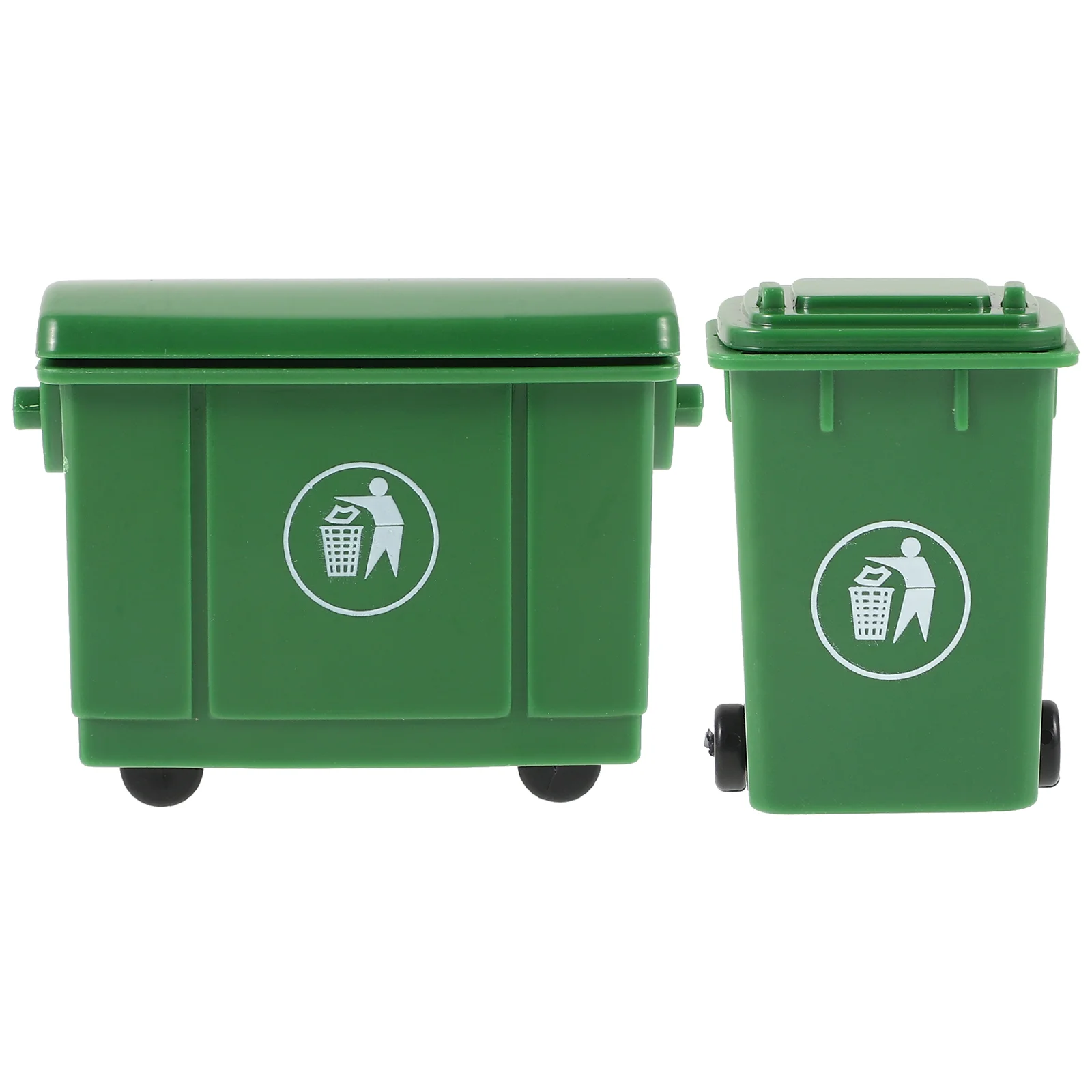 2 Pcs Model House Trash Can Sand Table 560X410X300CM Decor Sorting Garbage Bin Green Small Mini Supplies
2 Pcs Model House Trash Can Sand Table 560X410X300CM Decor Sorting Garbage Bin Green Small Mini Supplies
