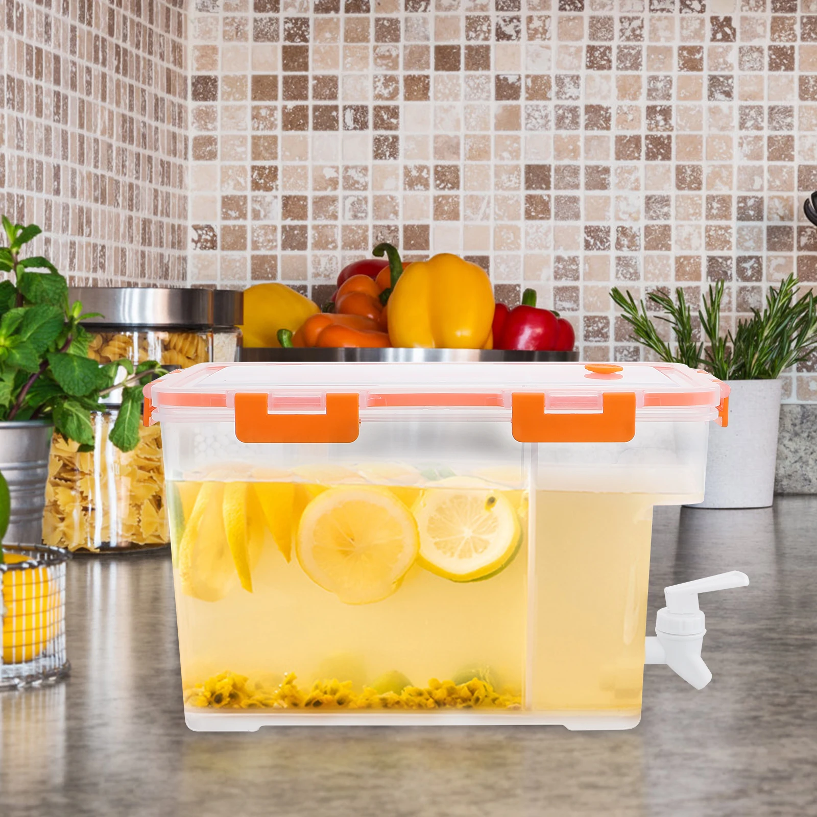 Large Capacity Cold Water Pot Plastic Jug Faucet for Refrigerator Juice Bucket Dispenser Iced Water Tea Beverages Kitchen
Large Capacity Cold Water Pot Plastic Jug Faucet for Refrigerator Juice Bucket Dispenser Iced Water Tea Beverages Kitchen