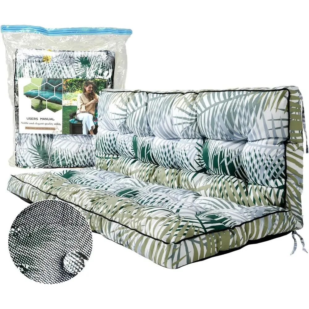 3 Seater Swing Replacement Cushion, Waterproof Thickened Washable Cover for Outdoor Indoor Furniture Swing, Bamboo Leaf Pattern,
3 Seater Swing Replacement Cushion, Waterproof Thickened Washable Cover for Outdoor Indoor Furniture Swing, Bamboo Leaf Pattern,
