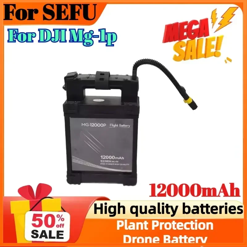 12000mAh for SEFU for DJI Mg-1p Battery Compatible MG-1/MG-1S/MG-1P Series Plant Protection Drone Battery
12000mAh for SEFU for DJI Mg-1p Battery Compatible MG-1/MG-1S/MG-1P Series Plant Protection Drone Battery