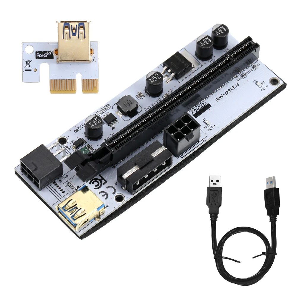 Адаптер PCI-E 1X на 16X, 4 твердотельных конденсатора, быстрая скорость, преобразователь PCI-Express, карта расширения, майнер, компьютерные аксессуары, черный
Адаптер PCI-E 1X на 16X, 4 твердотельных конденсатора, быстрая скорость, преобразователь PCI-Express, карта расширения, майнер, компьютерные аксессуары, черный