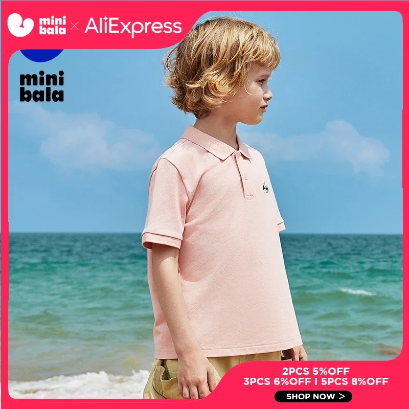 Mini Bala T-Shirts Boys T-Shirts 2024 Summer New Parent-Child Outfit Fathers Sons Simple Polo Shirts Short Sleeves
Mini Bala T-Shirts Boys T-Shirts 2024 Summer New Parent-Child Outfit Fathers Sons Simple Polo Shirts Short Sleeves