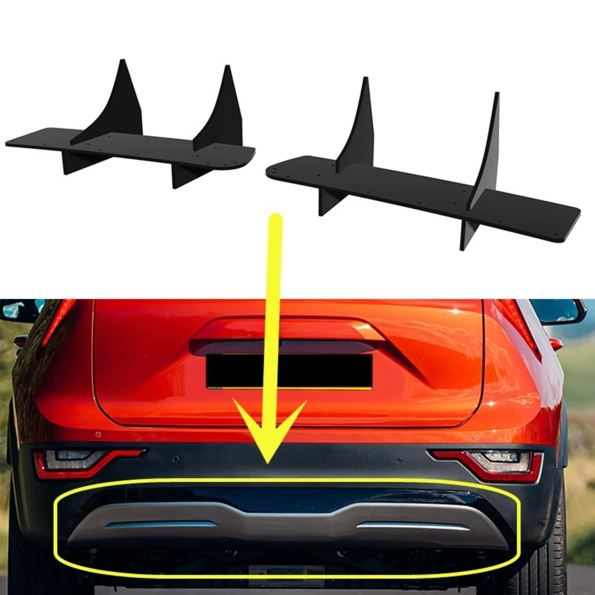 For Kia Niro EV 2022-2025 Car Rear Bumper Spoiler Lip Diffuser Modification Part Bumper Guard Protector Cover Car Accessories
For Kia Niro EV 2022-2025 Car Rear Bumper Spoiler Lip Diffuser Modification Part Bumper Guard Protector Cover Car Accessories