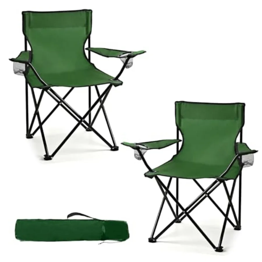 2 Pack Lightweight Camping Chairs for Adults and Teens, 250LBS Capacity Foldable Portable Chairs with Carry Bag, Compact Design
2 Pack Lightweight Camping Chairs for Adults and Teens, 250LBS Capacity Foldable Portable Chairs with Carry Bag, Compact Design
