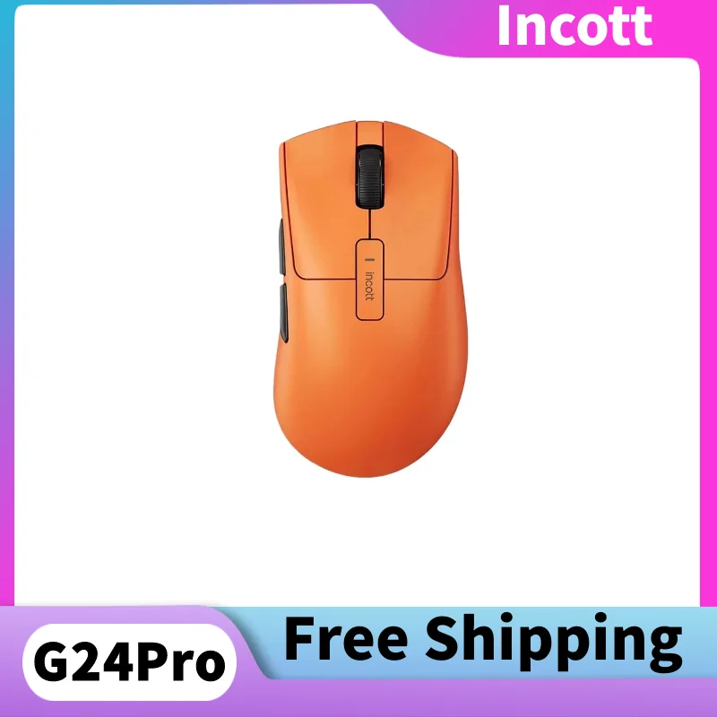 Incott G24 Pro Dual-Mode Wireless Mouse PAW3950 Sensor 26KDPI Hot-swappable Micromotion Lightweight Gaming Mouse Accessories
Incott G24 Pro Dual-Mode Wireless Mouse PAW3950 Sensor 26KDPI Hot-swappable Micromotion Lightweight Gaming Mouse Accessories