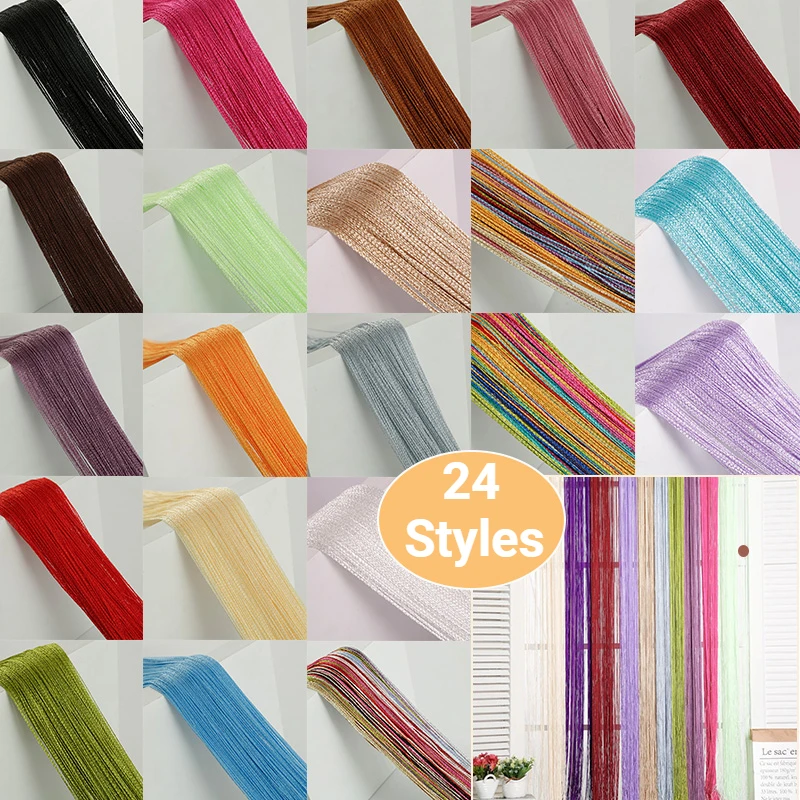 New Multi-color Optional String Stripe Curtains Classic Line Curtain Hanging Beaded Curtains Room Divider Net Tassel Curtain 커튼
New Multi-color Optional String Stripe Curtains Classic Line Curtain Hanging Beaded Curtains Room Divider Net Tassel Curtain 커튼