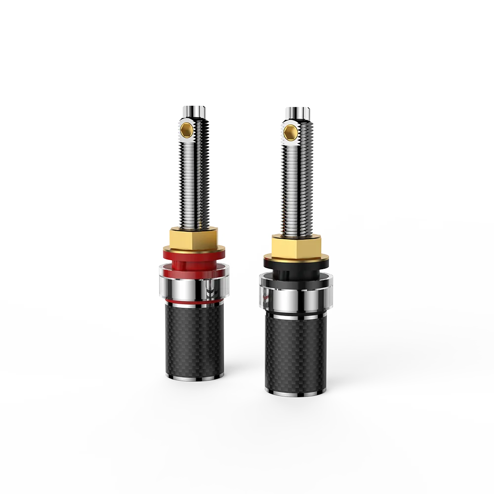 High Quality HI-End Hifi Viborg 4PCS BP614R Pure Copper Carbon Rhodium plated Fiber Speaker Terminal Binding Post
High Quality HI-End Hifi Viborg 4PCS BP614R Pure Copper Carbon Rhodium plated Fiber Speaker Terminal Binding Post