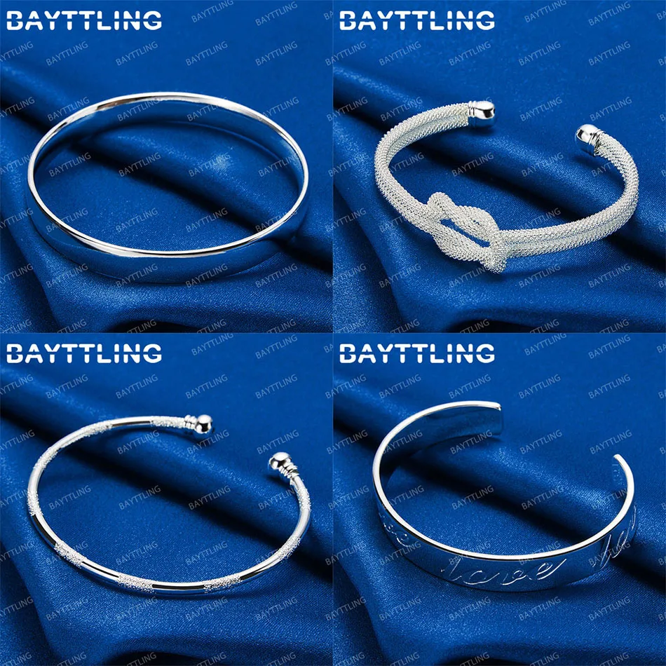 Luxury 925 Sterling Silver Exquisite Patterned Braided Bracelet Women's Gift Accessory Charm Wedding Jewelry
Luxury 925 Sterling Silver Exquisite Patterned Braided Bracelet Women's Gift Accessory Charm Wedding Jewelry