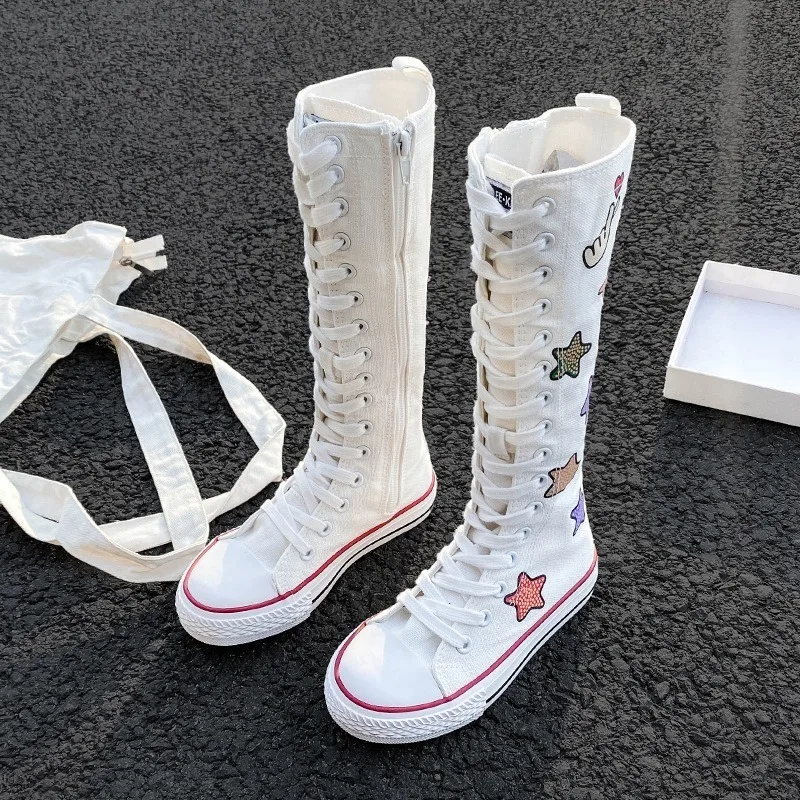 Four Seasons Boy Girl Printed High-Top Canvas Boots Children Soft Sole Breathable Skate Shoe Kid Casual Lace-Up Vulcanized Shoe
Four Seasons Boy Girl Printed High-Top Canvas Boots Children Soft Sole Breathable Skate Shoe Kid Casual Lace-Up Vulcanized Shoe