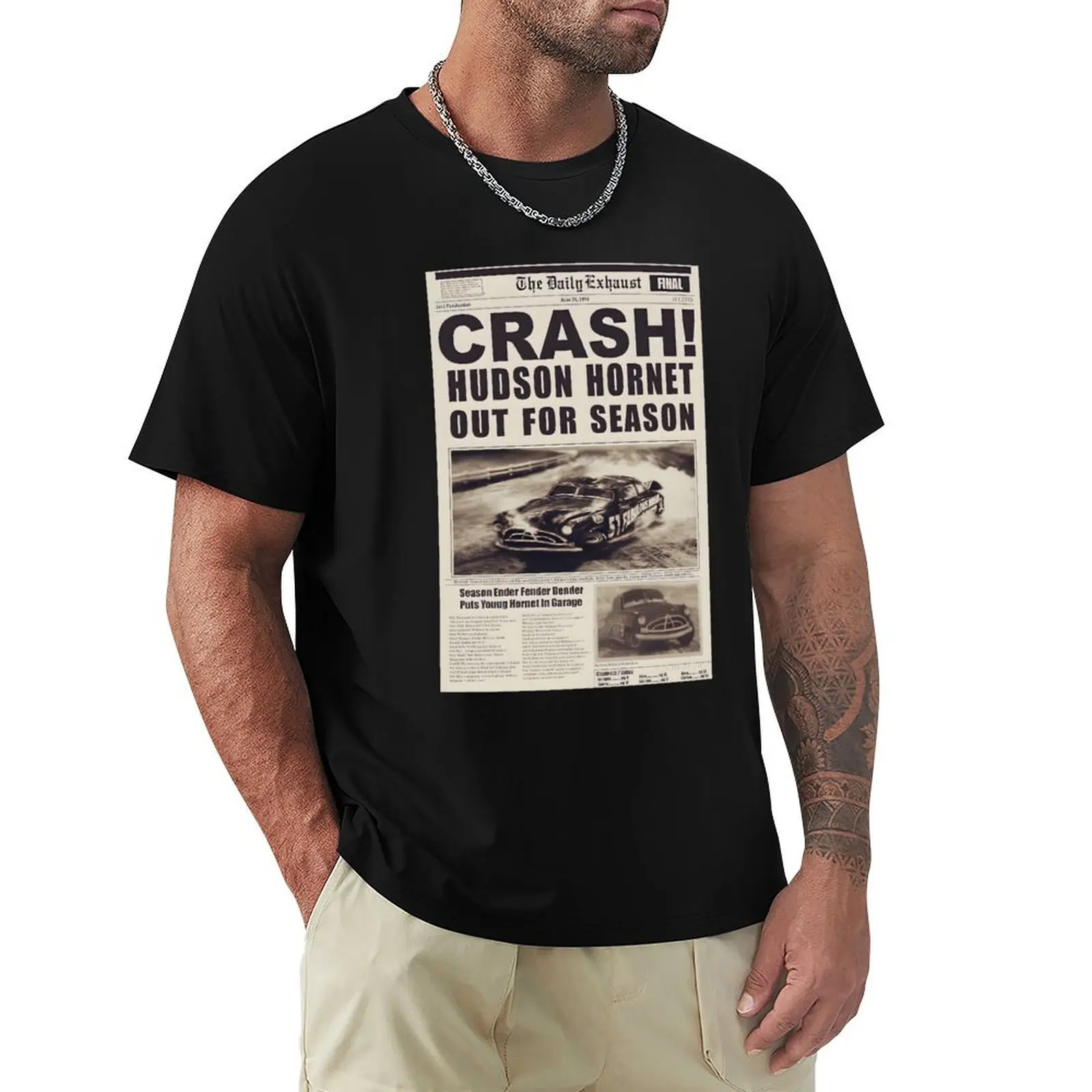Crash Hudson Legend Hornet Poster T-Shirt Large Size Soft Cotton T-Shirt
Crash Hudson Legend Hornet Poster T-Shirt Large Size Soft Cotton T-Shirt