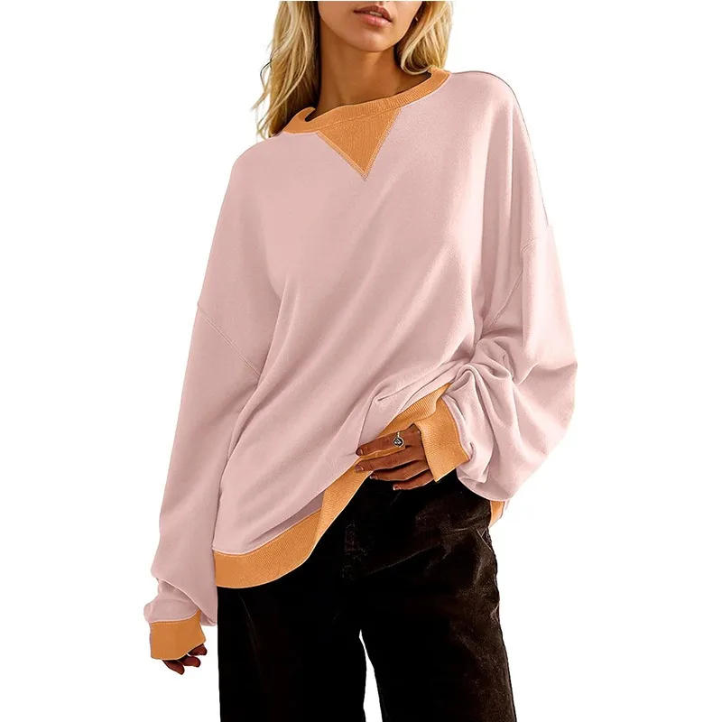New Women Color Block Oversized Long Sleeve Sweatshirt Christmas Hoodie Hoodies Teen Girls Simple Light Hoodie Fall Design sense
New Women Color Block Oversized Long Sleeve Sweatshirt Christmas Hoodie Hoodies Teen Girls Simple Light Hoodie Fall Design sense
