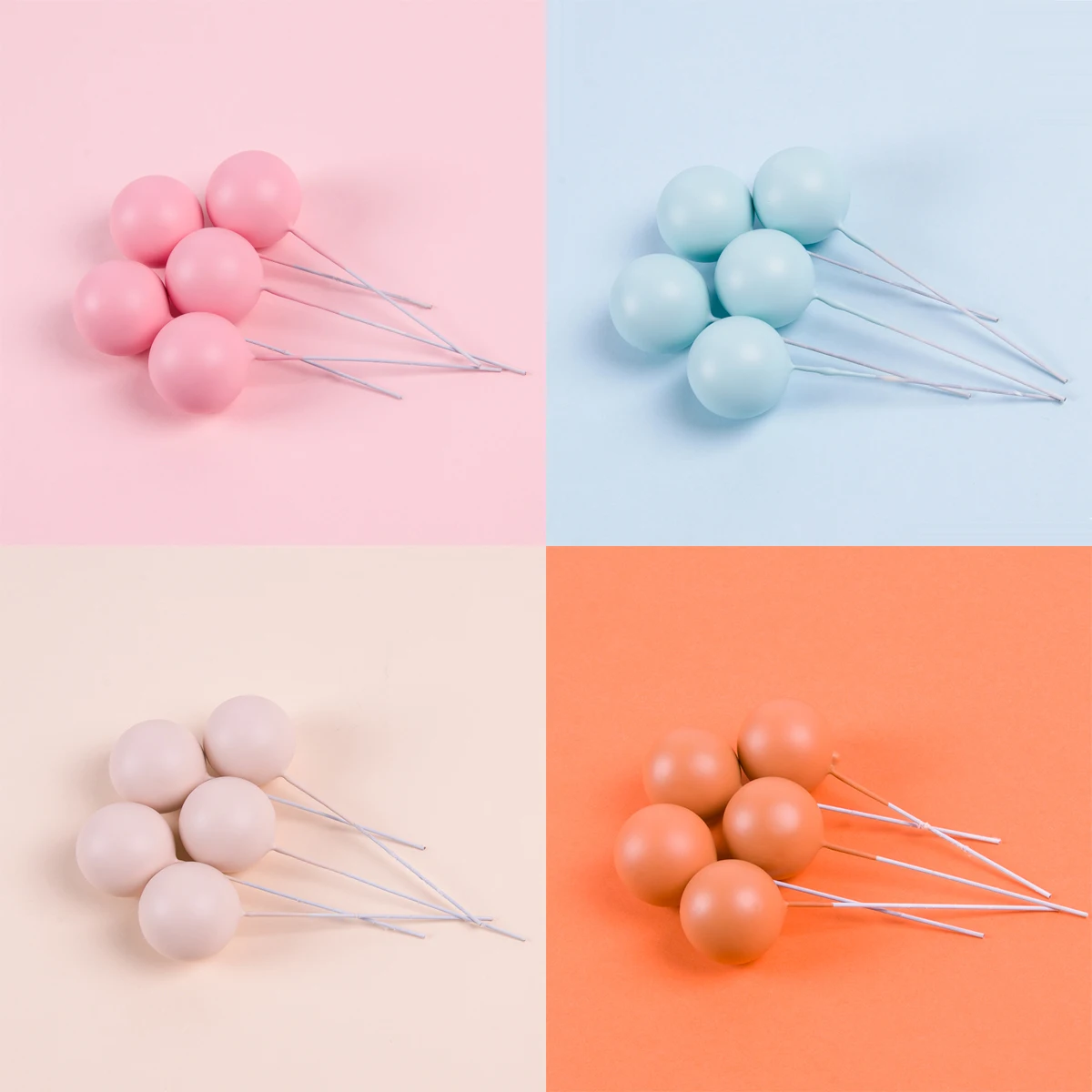1set Colorful Ball Shaped Cake Toppers For Wedding Birthday Party Dessert Cupcake Props Baking Baby Shower Decoration Supplies
1set Colorful Ball Shaped Cake Toppers For Wedding Birthday Party Dessert Cupcake Props Baking Baby Shower Decoration Supplies