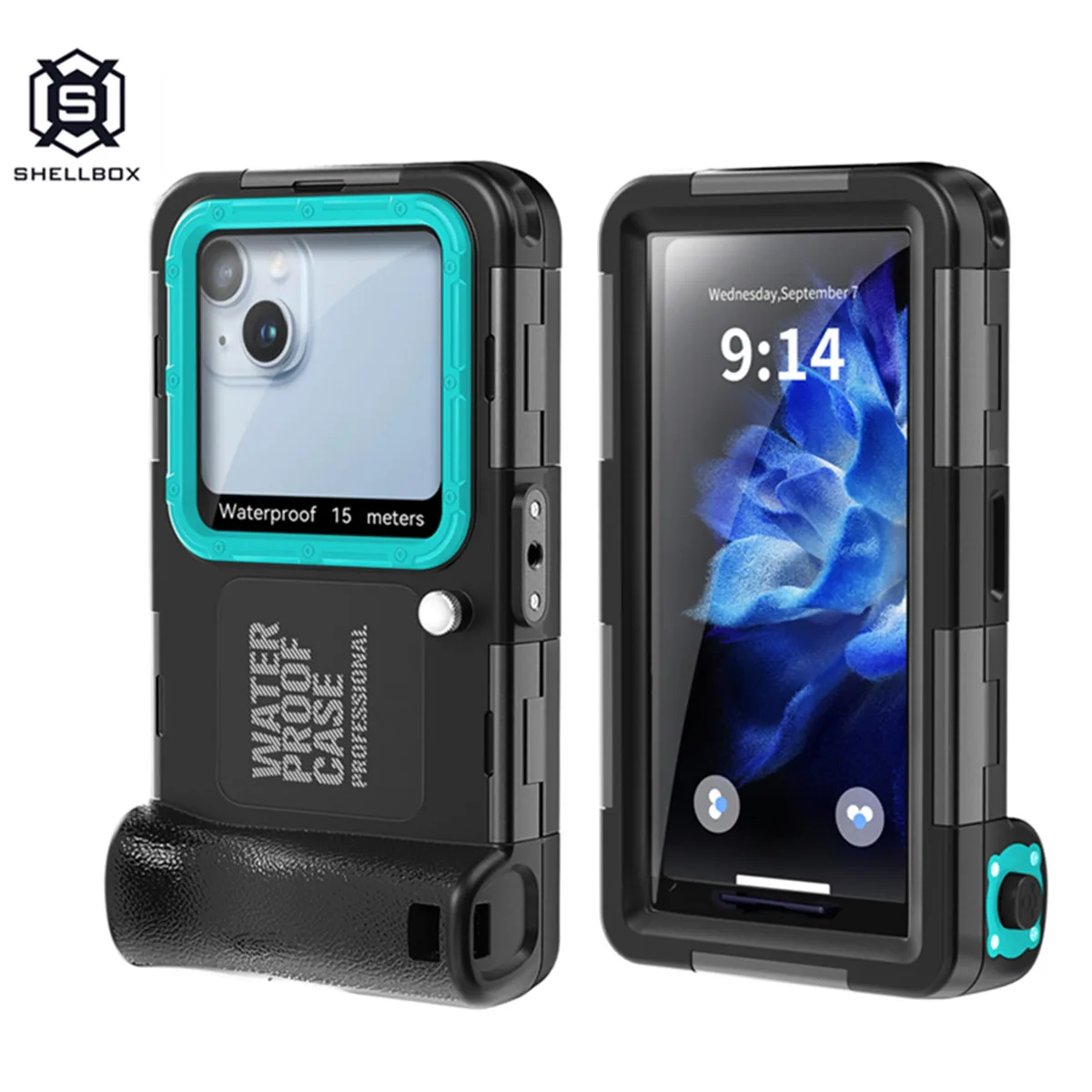 ShellBox Professional Waterproof Case For Apple iPhone 17 16 15 14 13 12 Pro Max 16E Plus Air Seal Underwater Diving Phone Cover
ShellBox Professional Waterproof Case For Apple iPhone 17 16 15 14 13 12 Pro Max 16E Plus Air Seal Underwater Diving Phone Cover
