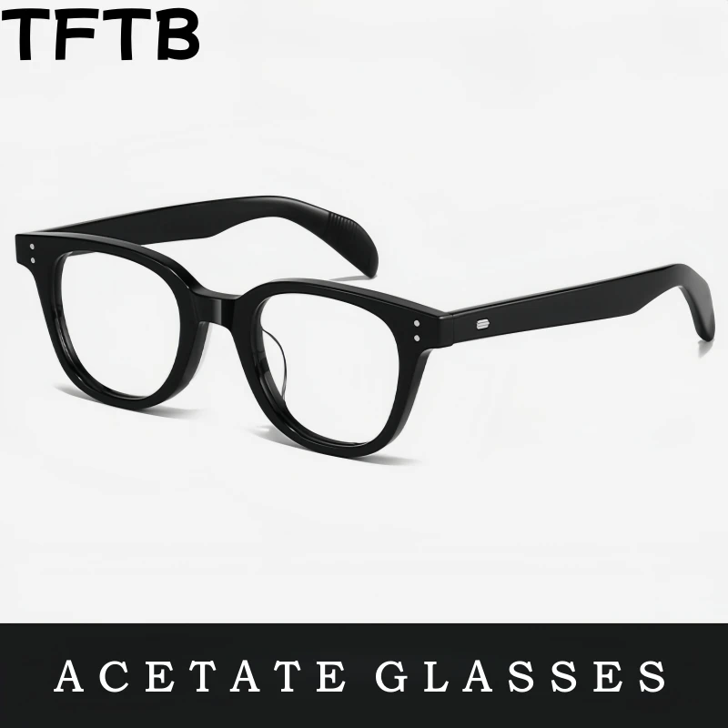 TFTB New Trend Men's and Women's Luxury Acetate Glasses Retro Oval Fashion Big Size Optical Prescription Eyeglasses Frame BC8024
TFTB New Trend Men's and Women's Luxury Acetate Glasses Retro Oval Fashion Big Size Optical Prescription Eyeglasses Frame BC8024