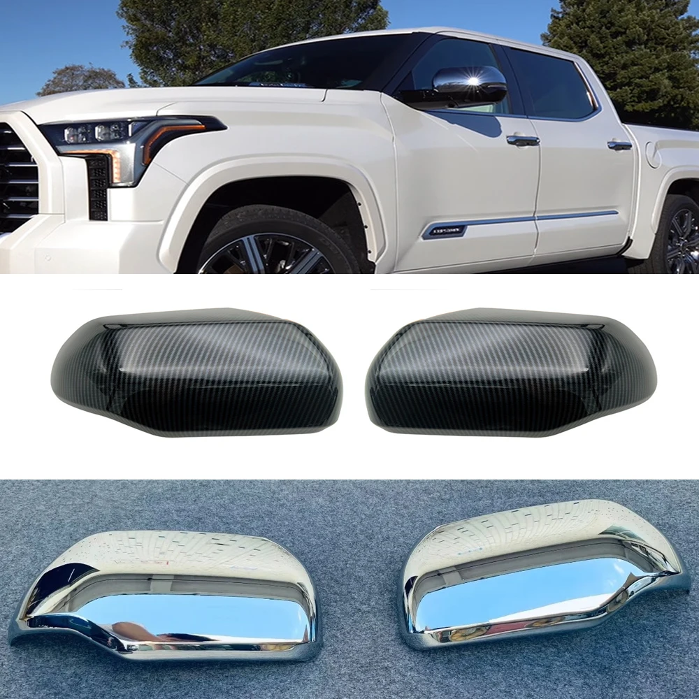 Car Accessories For Toyota Tundra 2022 2023 Chrome Carbon Fiber Auto ABS Exterior Rearview Mirror Cover Trim Sticker Decoration
Car Accessories For Toyota Tundra 2022 2023 Chrome Carbon Fiber Auto ABS Exterior Rearview Mirror Cover Trim Sticker Decoration