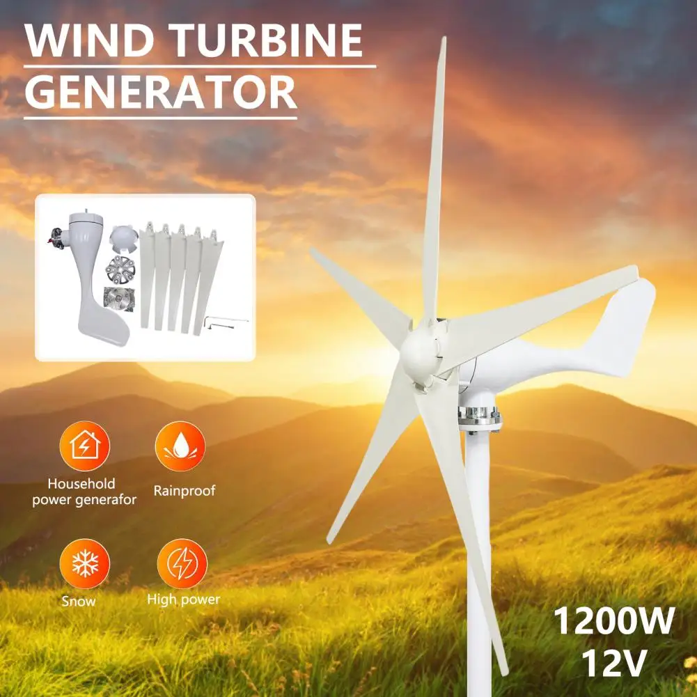 1 Set Wind Generator Powerful High Efficiency Weather-Resistant Speed Easy to Install Industrial Energy Windmill Generator Suit
1 Set Wind Generator Powerful High Efficiency Weather-Resistant Speed Easy to Install Industrial Energy Windmill Generator Suit