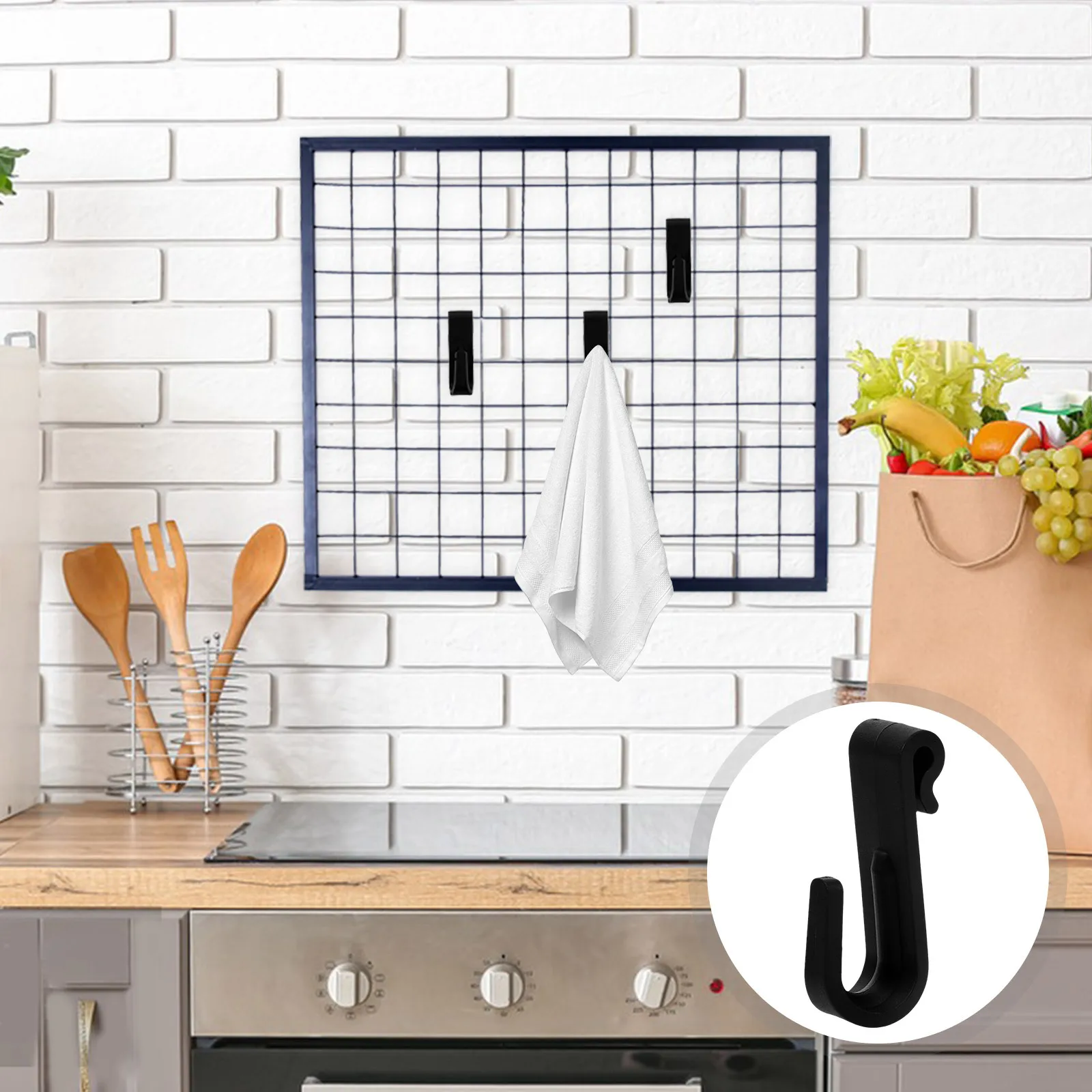 20 Pcs Clothes Hangers Overdoor Hook Bbq Utensil Holder Shower Hooks for Hanging Towels
20 Pcs Clothes Hangers Overdoor Hook Bbq Utensil Holder Shower Hooks for Hanging Towels