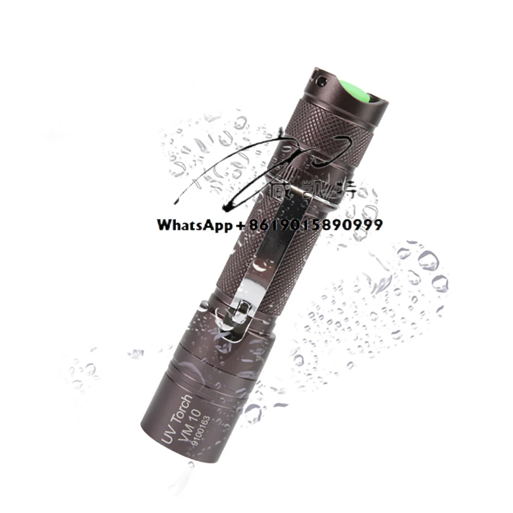 VM10 Flashlight Portable LED 365nm UV Lamp for Black Light Inspection during Fluorescent NDT
VM10 Flashlight Portable LED 365nm UV Lamp for Black Light Inspection during Fluorescent NDT