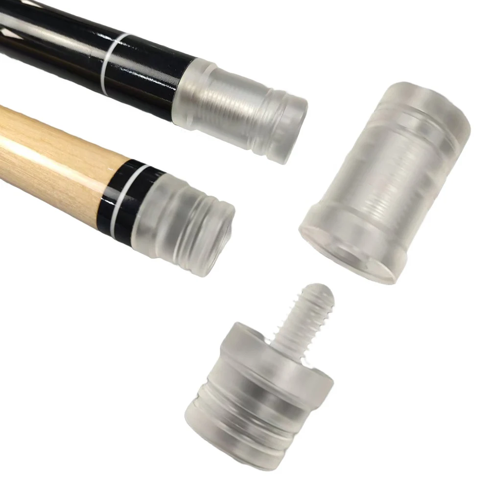 For Cue Cases Thread Saver Cue Joint Protector 5 16-18 Inch Threads Dustproof Cue Joint Cover Acrylic Material