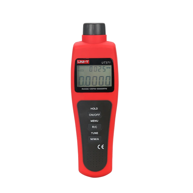 UT371 Range 10RPM-99999RPM Non-Contact Digital Tachometer with Adjustable Sampling Rate
UT371 Range 10RPM-99999RPM Non-Contact Digital Tachometer with Adjustable Sampling Rate