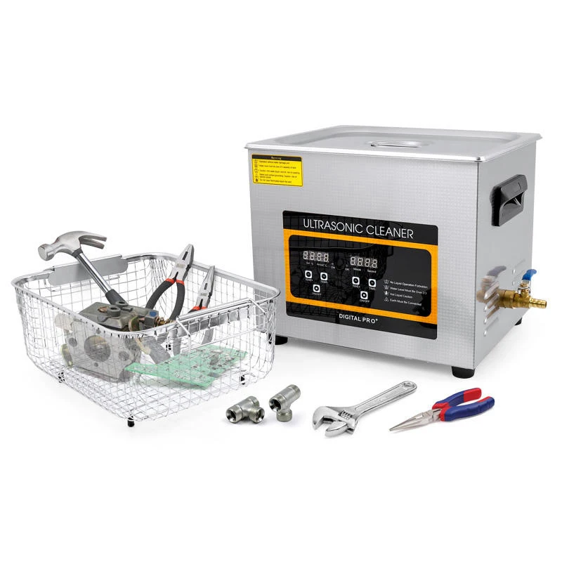 ODM 10L Industrial Digital Ultrasonic Cleaner For Auto Parts Metal Chain Bearings Gears Molds Hardware
ODM 10L Industrial Digital Ultrasonic Cleaner For Auto Parts Metal Chain Bearings Gears Molds Hardware