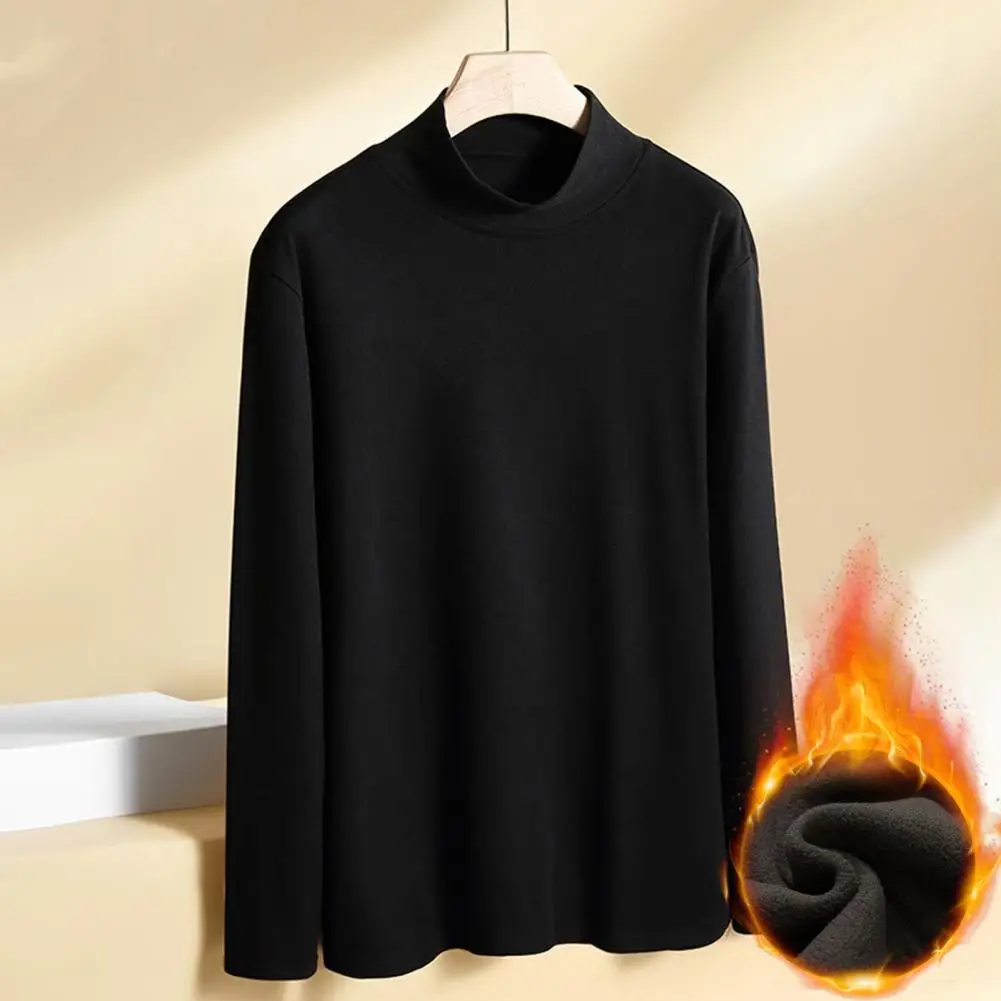 Stretchy Turtleneck Base Layer Tops Men's Turtleneck Base Shirt Solid Color Long Sleeve Stretchy Top for Autumn/winter for Men
Stretchy Turtleneck Base Layer Tops Men's Turtleneck Base Shirt Solid Color Long Sleeve Stretchy Top for Autumn/winter for Men