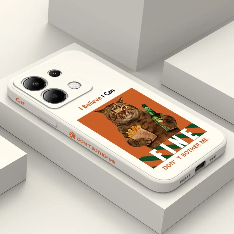 Beer Cat Phone Case For Xiaomi Redmi Note 13 12 12S 11 11S 10 10S 9 9S Pro Plus 4G 5G Liquid Silicone Cover
Beer Cat Phone Case For Xiaomi Redmi Note 13 12 12S 11 11S 10 10S 9 9S Pro Plus 4G 5G Liquid Silicone Cover