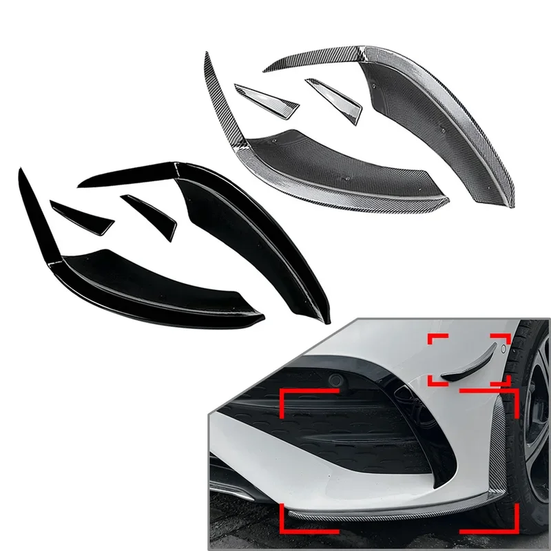 4x Car Front Bumper Lip Angle Protector w/ Side Splitter Spoiler For Mercedes A Class W177 A180 A200 A220 A250 A35 A45 2023
4x Car Front Bumper Lip Angle Protector w/ Side Splitter Spoiler For Mercedes A Class W177 A180 A200 A220 A250 A35 A45 2023