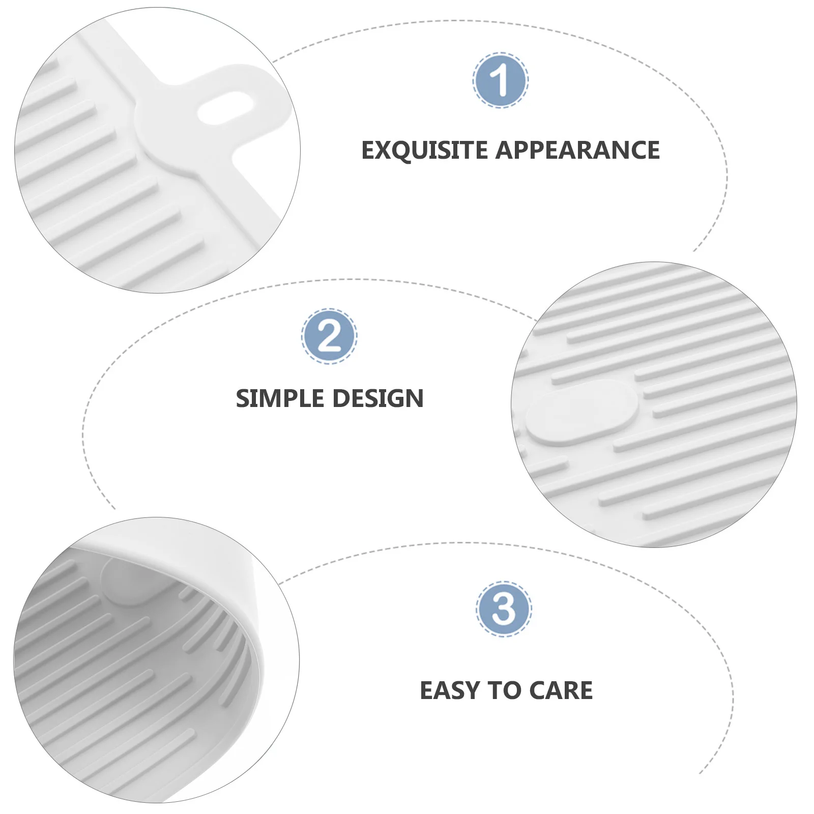 Small Silicone Dish Drying Mat Heat Resistant Non-Skid Kitchen Drying Pad Cup Holder Compact Anti-Wear Surface
Small Silicone Dish Drying Mat Heat Resistant Non-Skid Kitchen Drying Pad Cup Holder Compact Anti-Wear Surface