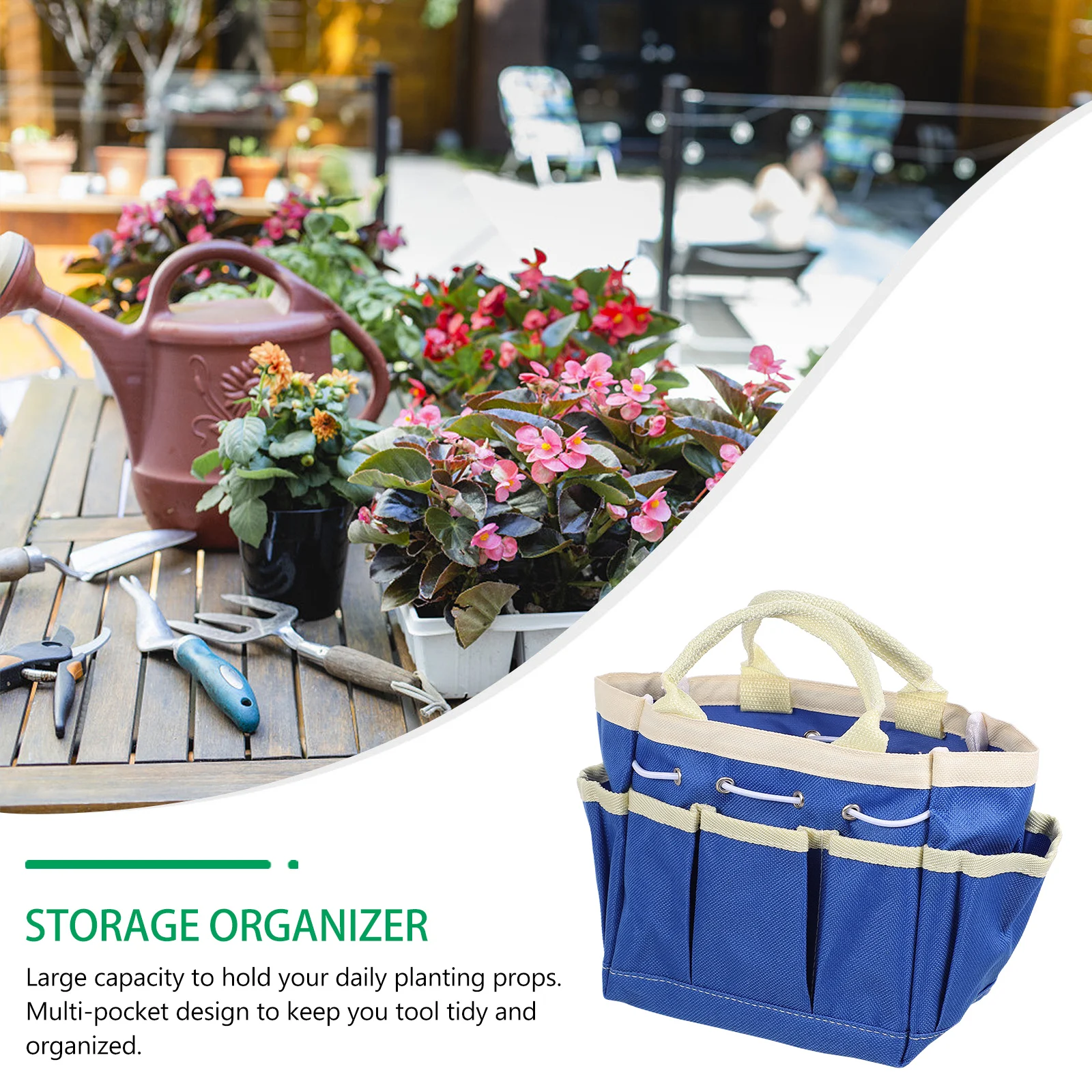 Garden Tool Bag Oxford Cloth Large Capacity Portable Tote Bag Multi-Pocket Organizer Gardening Tools Storage Container Ergonomic
Garden Tool Bag Oxford Cloth Large Capacity Portable Tote Bag Multi-Pocket Organizer Gardening Tools Storage Container Ergonomic