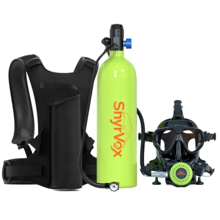 Scuba Tank Lung Tank Diving Tank, 1.9L 3000PSI Aluminum Silver for Travel Freediving Underwater Exploration Emergency Use
Scuba Tank Lung Tank Diving Tank, 1.9L 3000PSI Aluminum Silver for Travel Freediving Underwater Exploration Emergency Use