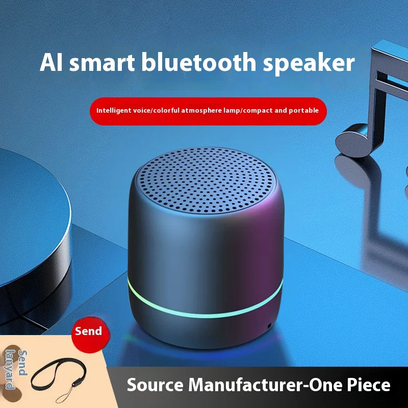 Wireless Bluetooth Speaker AI Intelligent Voice Control Mini Speaker Portable Subwoofer Outdoor Mini Subwoofer Speakers
Wireless Bluetooth Speaker AI Intelligent Voice Control Mini Speaker Portable Subwoofer Outdoor Mini Subwoofer Speakers