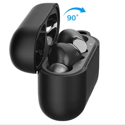 For TOZO NC2 Bluetooth Earphones Silicone Protective Case With Front LED Visible and Keychain
For TOZO NC2 Bluetooth Earphones Silicone Protective Case With Front LED Visible and Keychain