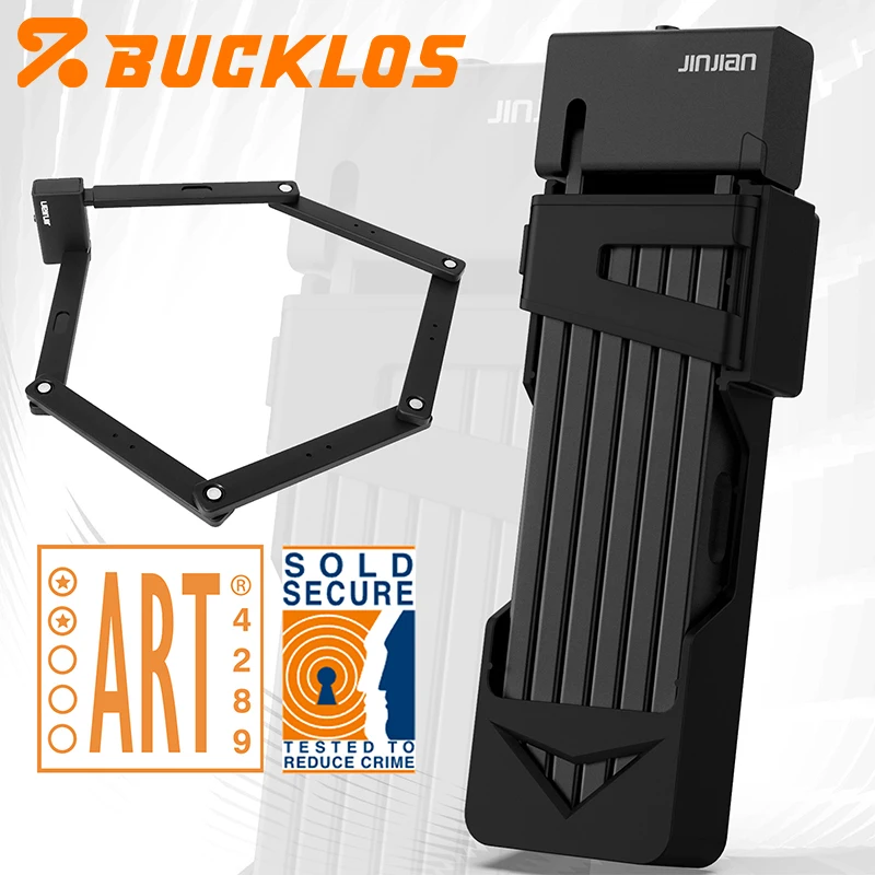 BUCKLOS Bicycle Folding Lock 2 Star Anti-theft Bicycle Foldable Lock 1M Stainless Steel Motorcycle E-Bike Folding Locks
BUCKLOS Bicycle Folding Lock 2 Star Anti-theft Bicycle Foldable Lock 1M Stainless Steel Motorcycle E-Bike Folding Locks