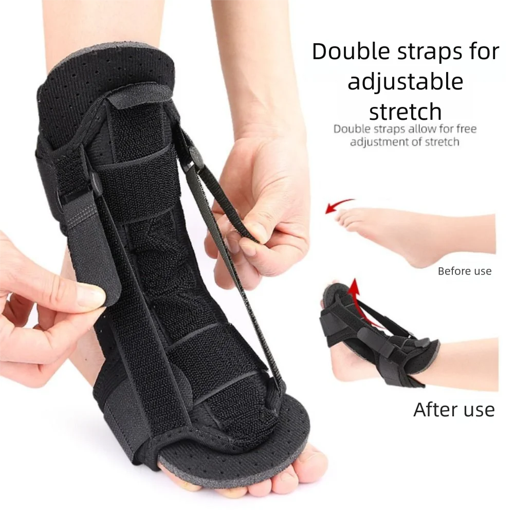 Double Support Plantar Fasciitis Splint Adjustable Compression Dorsal Drop Foot Orthopedic Brace Skin-friendly Comfortable
Double Support Plantar Fasciitis Splint Adjustable Compression Dorsal Drop Foot Orthopedic Brace Skin-friendly Comfortable