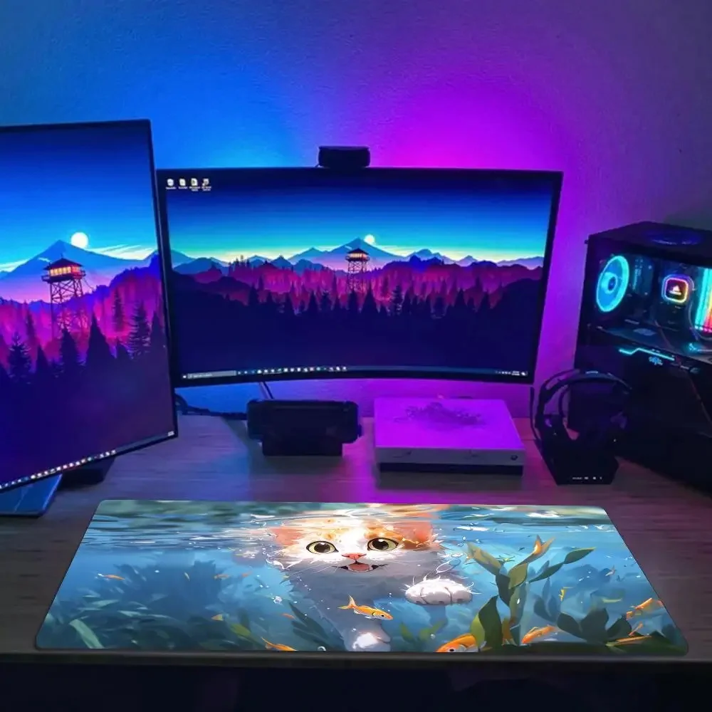 XXL Kawaii Soft Mice Pad Cute Cat Mouse Pad Large Mousepad Game Rubber Desk Mat Non-slip Speed Accessory Keyboard Decoration Pad
XXL Kawaii Soft Mice Pad Cute Cat Mouse Pad Large Mousepad Game Rubber Desk Mat Non-slip Speed Accessory Keyboard Decoration Pad
