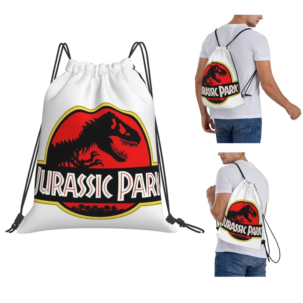 Dinosaur World Jurassic Park Adventure Movie Backpacks Drawstring Bundle Pocket Sports Bag Book Bags for Man Woman Students
Dinosaur World Jurassic Park Adventure Movie Backpacks Drawstring Bundle Pocket Sports Bag Book Bags for Man Woman Students