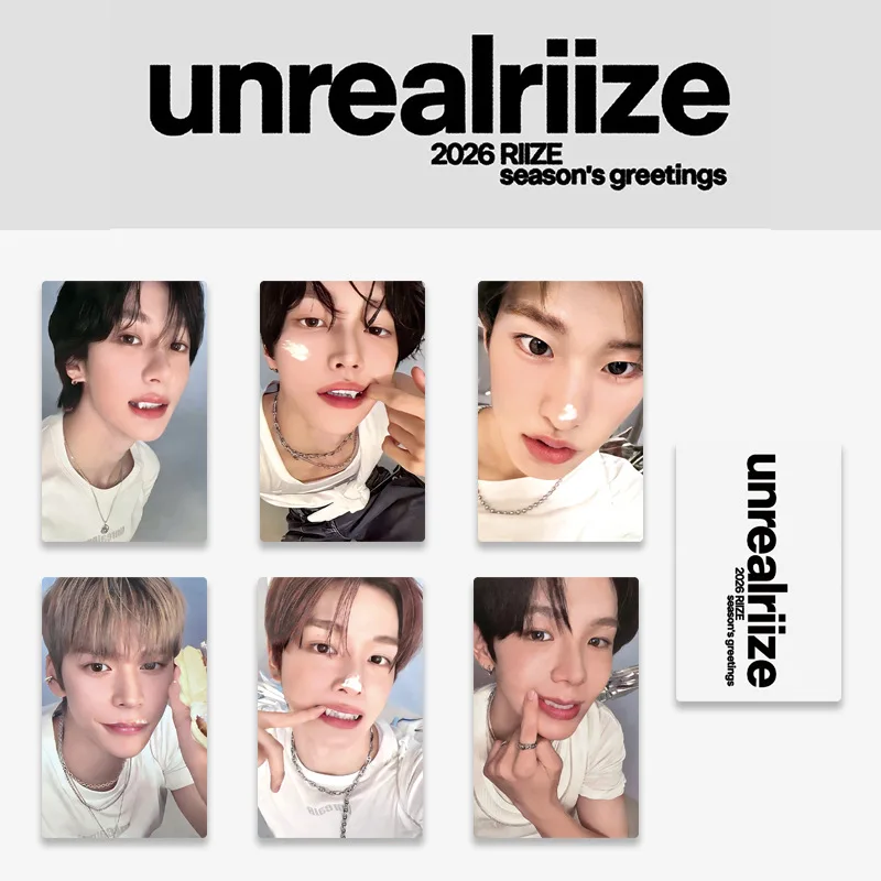 6PCS RIIZES Cute Mini Photo Cards LOMO Cards Idol Collectible Cards Fan Merchandise Gift Card Decorative Supplies
6PCS RIIZES Cute Mini Photo Cards LOMO Cards Idol Collectible Cards Fan Merchandise Gift Card Decorative Supplies